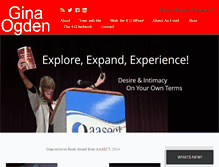 Tablet Screenshot of ginaogden.com